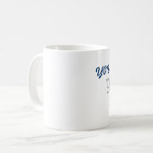 Sie got gerade Litt oben! Kaffeetasse (Vorderseite Links)