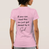 Sie got gerade überschritten durch ein Mädchen T-Shirt (Rückseite)