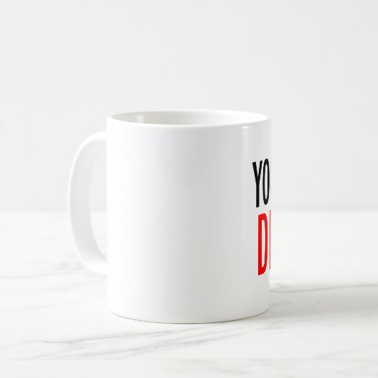 Sie got gerade umgeleitet! kaffeetasse (Vorderseite Links)