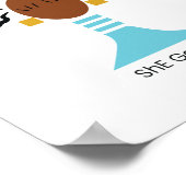 Sie Got Joy Print Poster (Ecke)