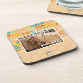 Sie got mich Bänder!! Getränkeuntersetzer (Linke Seite)