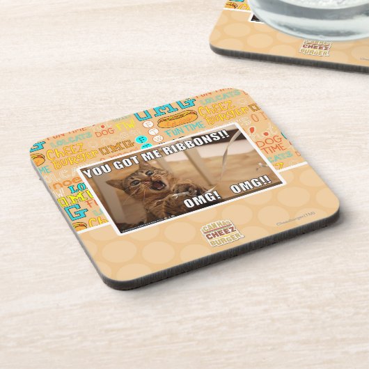 Sie got mich Bänder!! Getränkeuntersetzer (Linke Seite)