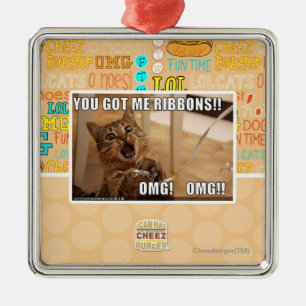 Sie got mich Bänder!! Ornament Aus Metall