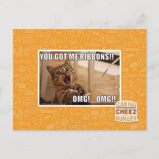 Sie got mich Bänder!! Postkarte (Vorderseite)