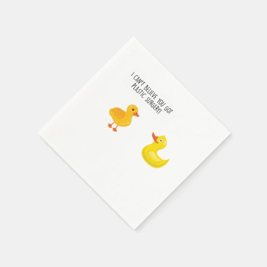 Sie Got Plastik-Operation Kosmetische Chirurgen Ge Serviette (Ecke)