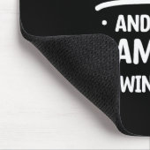 Sie Got Verheiratet und ich Got Champagne Win-win Mousepad (Ecke)