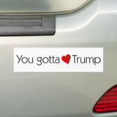 Sie got zum Liebe-Trumpf - Donald Trump für Autoaufkleber (Auf Auto)