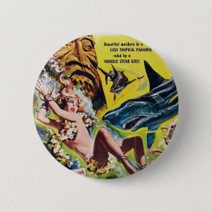 Sie Götter von Haifisch Reff Filmknopf 2 (Mädche Button