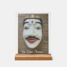 Sie haben abgestimmt acrylschild