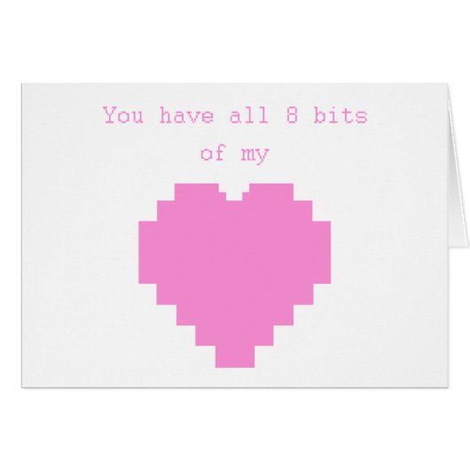 Sie haben alle 8 Bits meines Herzens (Vorderseite (Horizontal))