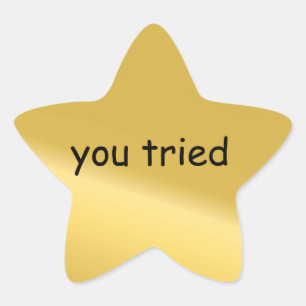 Sie haben Aufkleber probiert