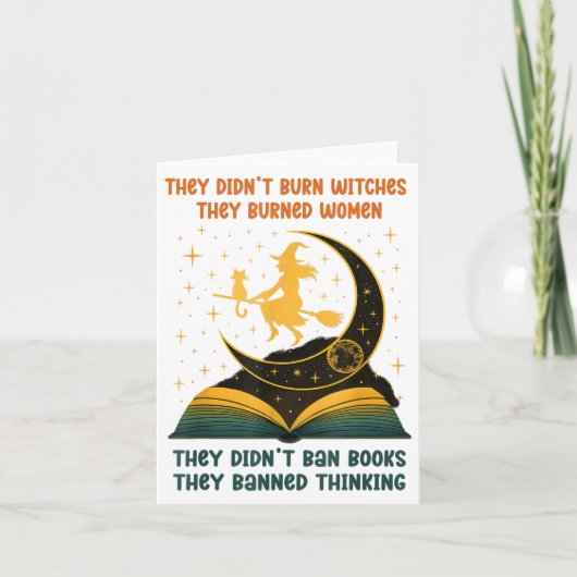 Sie haben Bücher verboten, sie verboten Denken _1 Karte (Vorderseite)