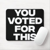 Sie haben dafür gestimmt! mousepad (Mit Mouse)