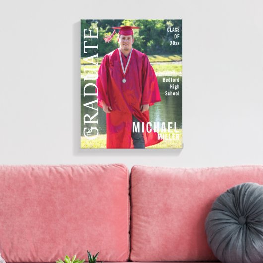 Sie haben das Cover des Graduate Foto Magazine ers Leinwanddruck (Insitu (Wohnzimmer))