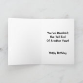 Sie haben das Ende eines weiteren Jahres am Schwan Karte (Innenseite)