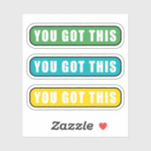 Sie haben das Got Aufkleber (Blatt)