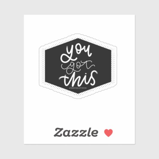 Sie haben das got aufkleber (Blatt)