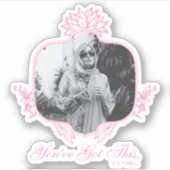 Sie haben das Got - die weiße Lotus Aufkleber (Vorderseite)