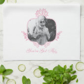 Sie haben das Got - die weiße Lotus Geschirrtuch (Gefaltet)