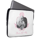 Sie haben das Got - die weiße Lotus Laptopschutzhülle (Vorne Rechts)