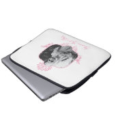 Sie haben das Got - die weiße Lotus Laptopschutzhülle (Vorne Knopf)