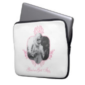 Sie haben das Got - die weiße Lotus Laptopschutzhülle (Vorderseite Links)