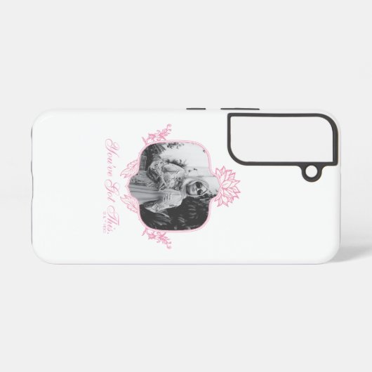 Sie haben das Got - die weiße Lotus Samsung Galaxy Hülle (Rückseite (Horizontal))