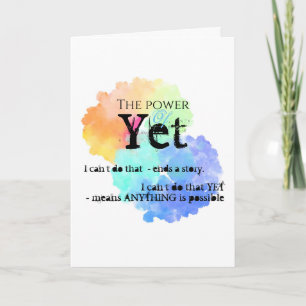 Sie haben das got, Ermutigung Karte