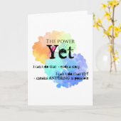 Sie haben das got, Ermutigung Karte (Gelbe Blume)