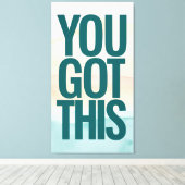 Sie haben das Got Leinwanddruck (Insitu (Holzboden))