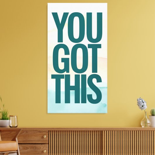 Sie haben das Got Leinwanddruck (Insitu (Wohnzimmer))