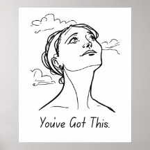 Sie haben das Got - Minimalistische Motivation