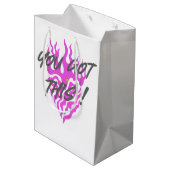 SIE HABEN DAS GOT MITTLERE GESCHENKTÜTE (Rückseite Schrägansicht)