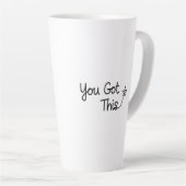 "Sie haben das Got" Motivierend Star-Design Milchtasse (Rechte Ecke)