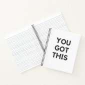 Sie haben das got notizblock (Innenseite)