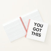 Sie haben das got notizblock (Innenseite)