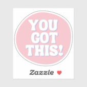 Sie haben das Got | Playful Pink Inspiration Aufkleber (Blatt)