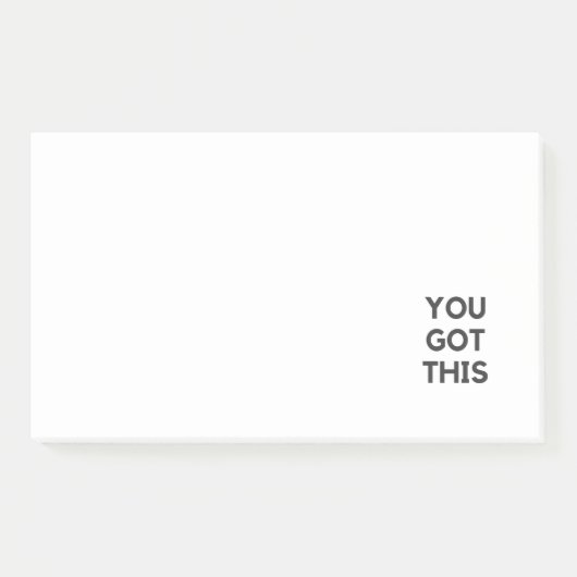 Sie haben das got post-it klebezettel (Vorderseite)