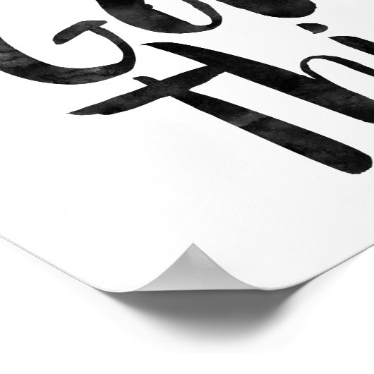 Sie haben das Got Poster (Ecke)