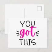 Sie haben das Got Postkarte (Vorne/Hinten)