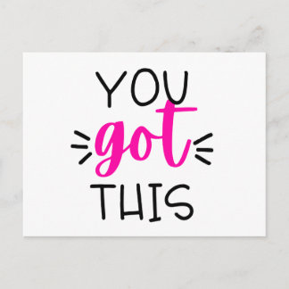 Sie haben das Got Postkarte