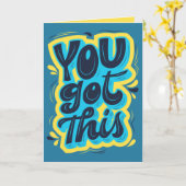 Sie haben das Motivierend Got Karte (Gelbe Blume)