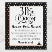 Sie haben das Weinetikett gestärkt (Einzelnes Label)