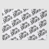 Sie haben das Zinnpapier Seidenpapier (Vorderseite)