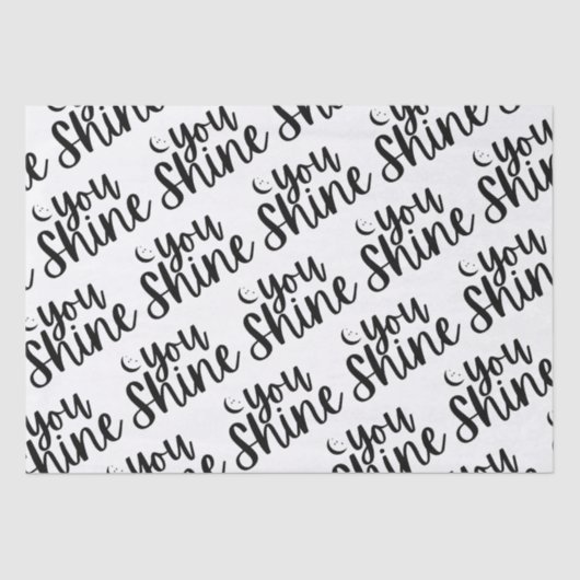 Sie haben das Zinnpapier Seidenpapier (Vorderseite)