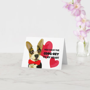 Sie haben den Corg-Key für mein Herz - Valentinsta Karte