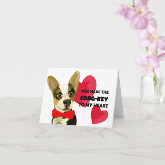 Sie haben den Corg-Key für mein Herz - Valentinsta Karte