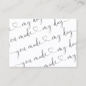 Sie haben den QR-Code für mein Herz für kleine Unt Visitenkarte (Vorderseite)