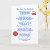 Sie haben den Straßentest bestanden - neuer Treibe Karte (Gelbe Blume)