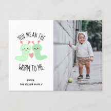 Sie haben den Wurm zu Me Kawaii Pun Valentine Foto